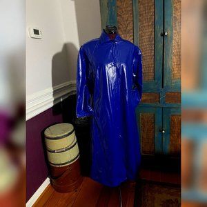 Vintage Kenn Sporn for Wippette Raincoat Trench Coat 1980s Shoulder Pads - NICE